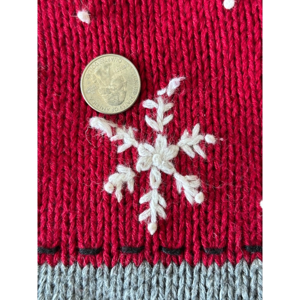 Vintage‎ 90s Winter Christmas Cardinal Holiday Cardigan Sweater Womens Size 2X - Picture 6 of 6